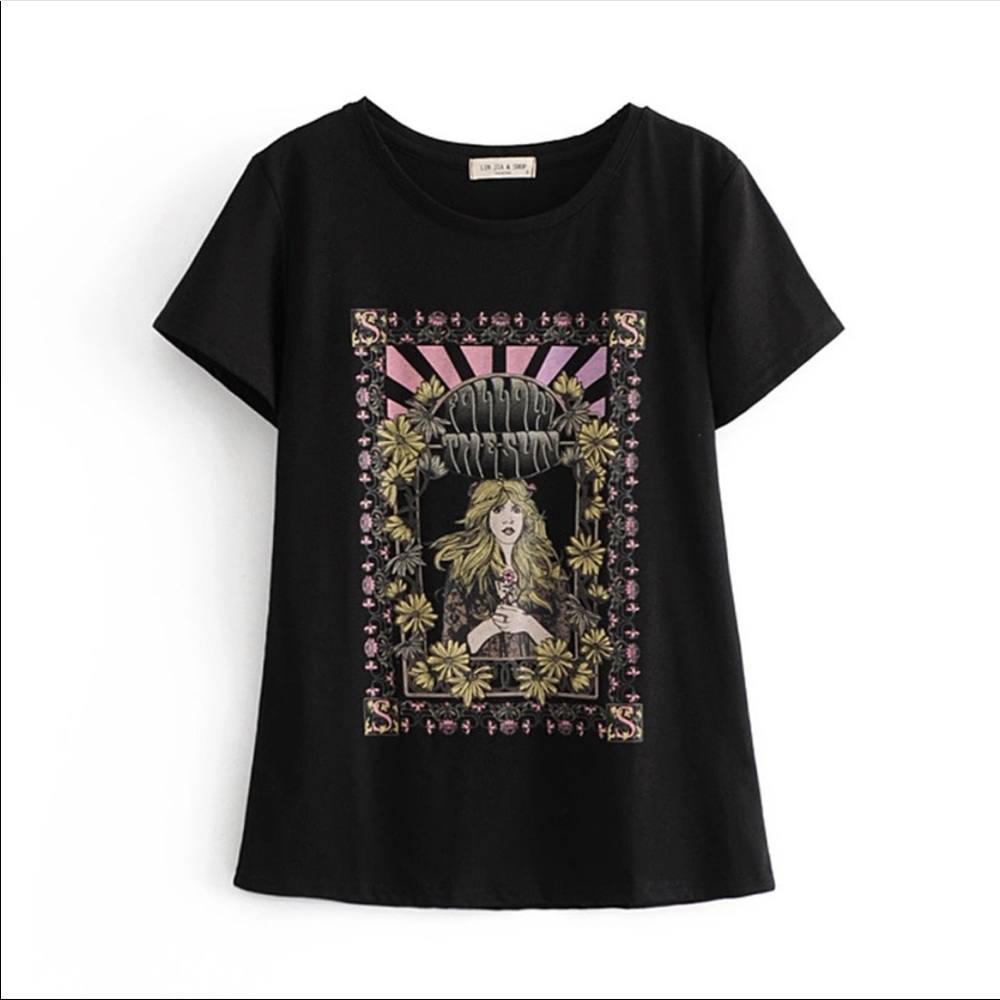 Stevie Nicks Follow Sun Retro Rocker Tee - Picture 6 of 7